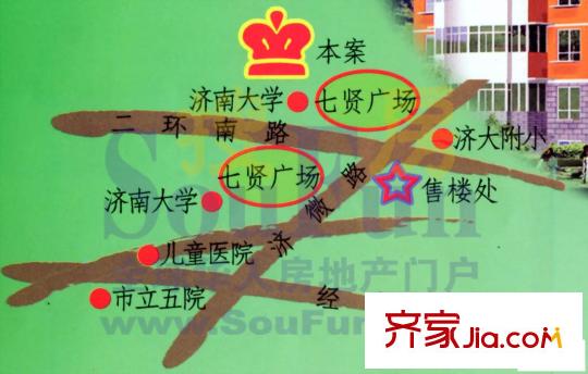 七賢依山新居交通圖