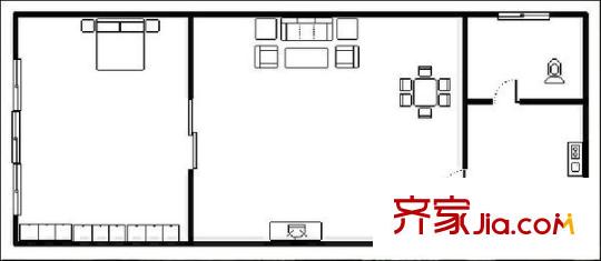 泉印蘭亭 1居室
