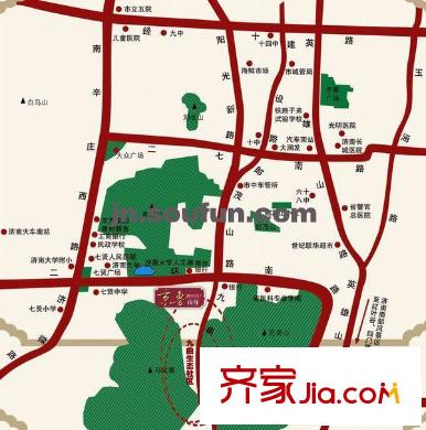 京魯山莊交通圖