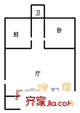 春元里戶型圖戶型圖 1室 1室1廳1衛(wèi)1廚
