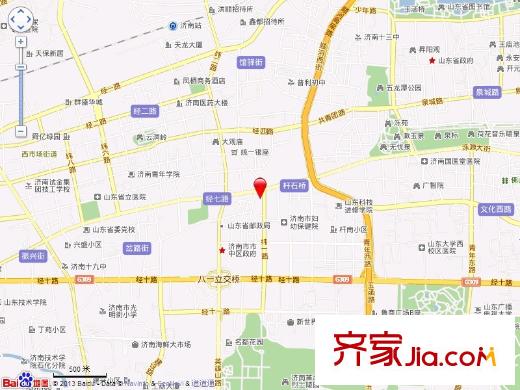 樂山小區(qū)交通圖