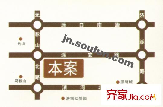金田苑小區(qū)交通圖