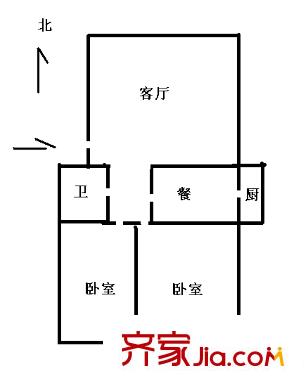 鐵路南苑 0室 戶型圖
