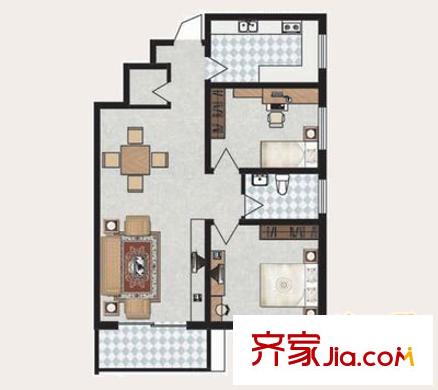 鐵路南苑 0室 戶型圖