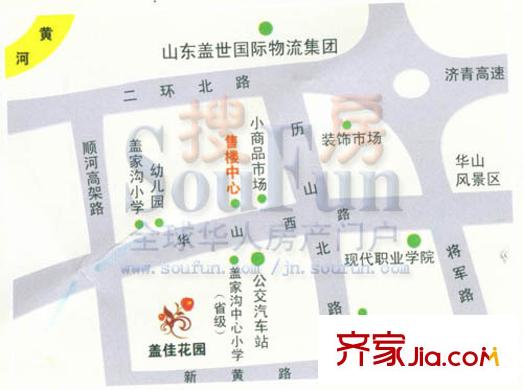 蓋佳花園交通圖