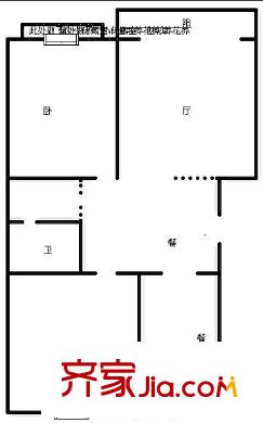 新天地小區(qū) 2室 戶型圖
