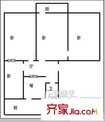 葡萄園小區(qū) 4居室