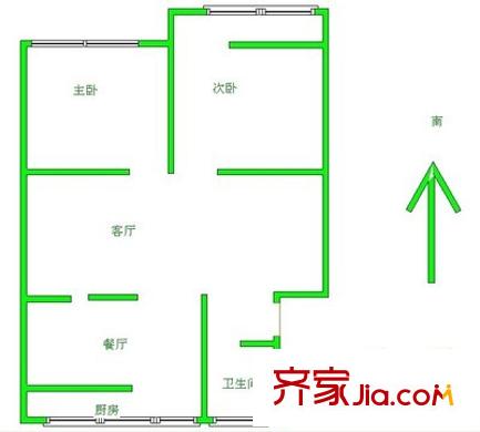 葡萄園小區(qū)戶(hù)型圖3室 戶(hù)型圖 3室1廳1衛(wèi)1廚