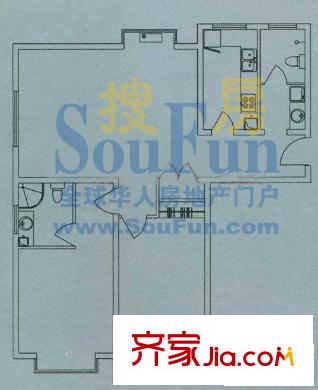 海蔚廣場 2室 戶型圖