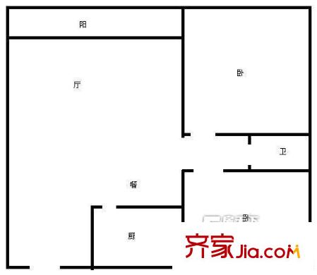 德裕家園 3室 戶型圖