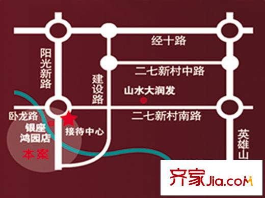 泉景天沅秀園交通圖