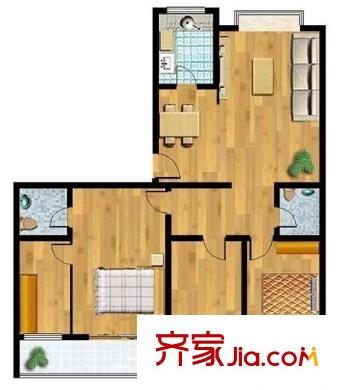金河鳳鳴山莊戶型圖鳳鳴山莊 3居室 戶型圖 3室2廳2衛(wèi)1廚