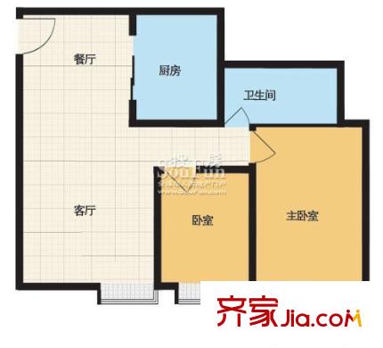 實(shí)力榮祥花園 2室 戶型圖