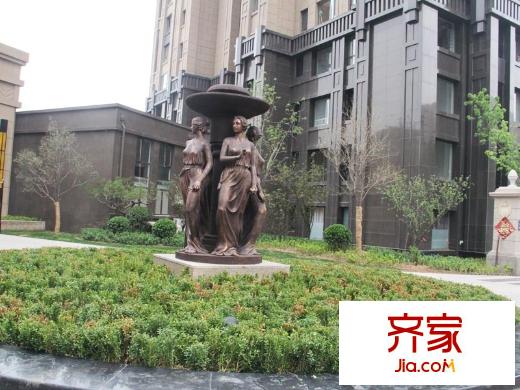綠地新里盧浮公館外景圖小區(qū)實(shí)景圖（2014-4-3)