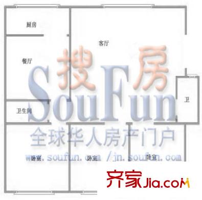西苑小區(qū)戶型圖三室兩廳一衛(wèi)戶型 3室2廳1衛(wèi)