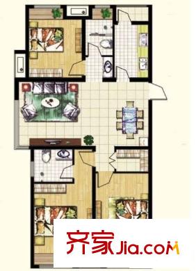 泉景天沅秀園戶型圖泉景天沅 3室 戶型圖 3室