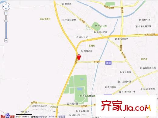 泉城花園交通圖