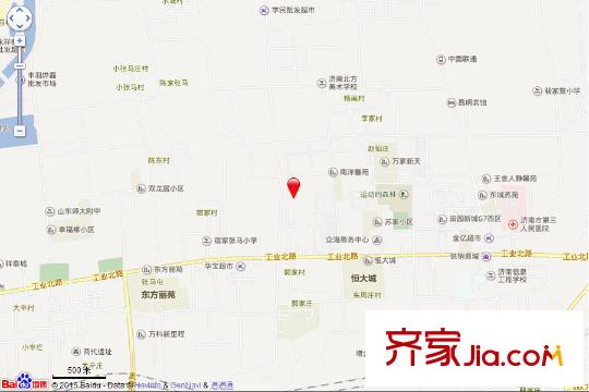 新城?香溢紫郡交通圖