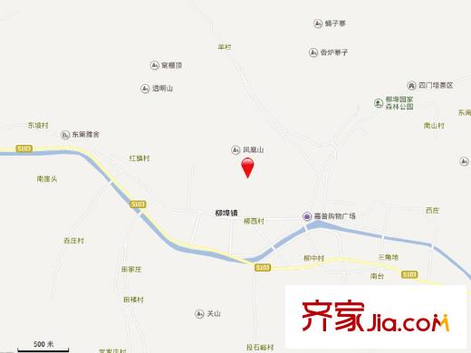 琵琶島山水豪庭交通圖 