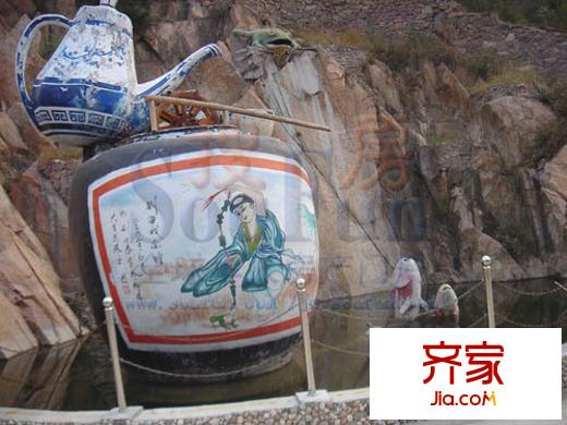 琵琶島山水豪庭實景圖