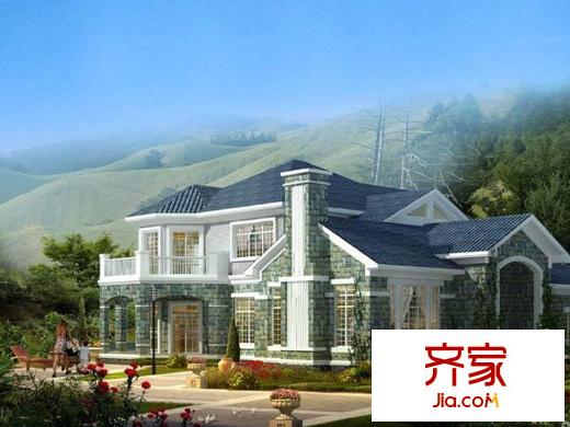 济南卧虎山原生态别墅区实景图-齐家网小区库