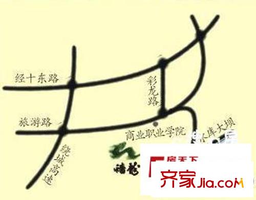 蟠龍山水交通圖