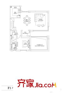 華潤城?仰山御景F1戶型 4室2廳4衛(wèi)1廚