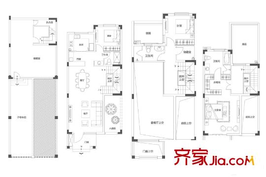 華潤城?仰山二期山居?雅頌戶型 3室2廳3衛(wèi)1廚