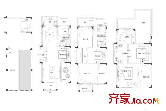 華潤城?仰山二期山居?德音戶型 3室2廳3衛(wèi)1廚