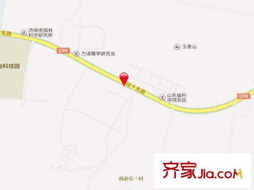 彩石山莊別墅交通圖 