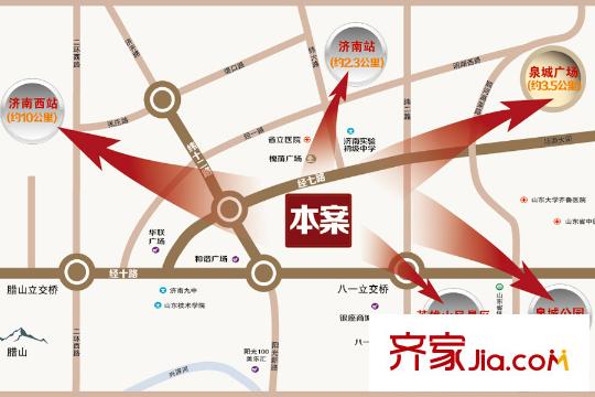新泉城大廈區(qū)位圖