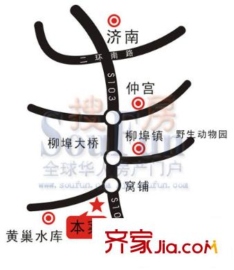 琵琶島山水豪庭交通圖