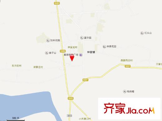 仲宮山水庭院交通圖 