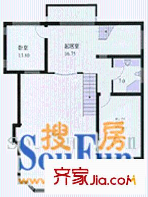 加州花園戶型圖521 3室