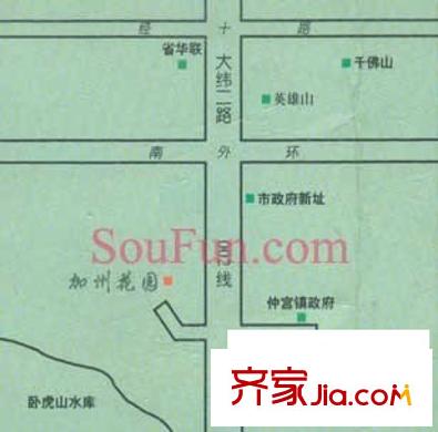 加州花園交通圖