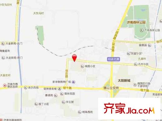 名士花園交通圖 