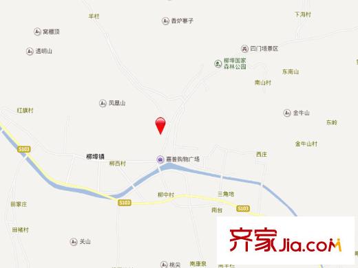 南山逸墅交通圖 