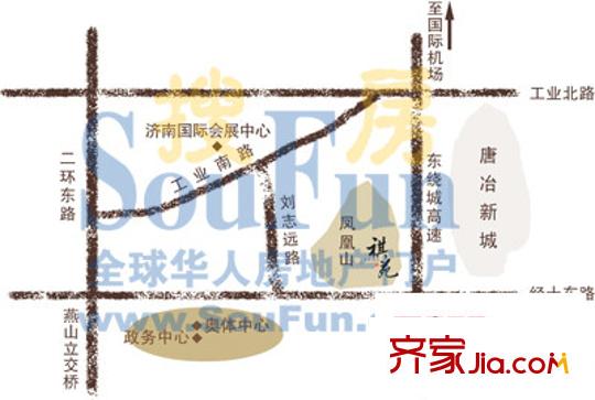 祺苑交通圖