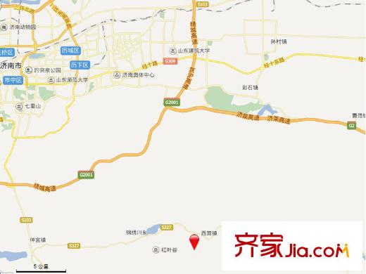 紫霞山莊交通圖 