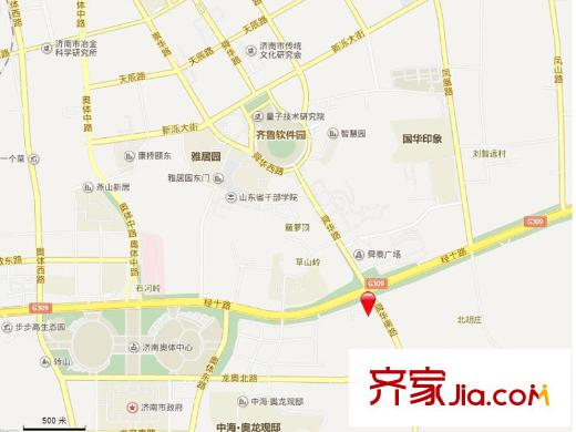 蟠龍山水交通圖 