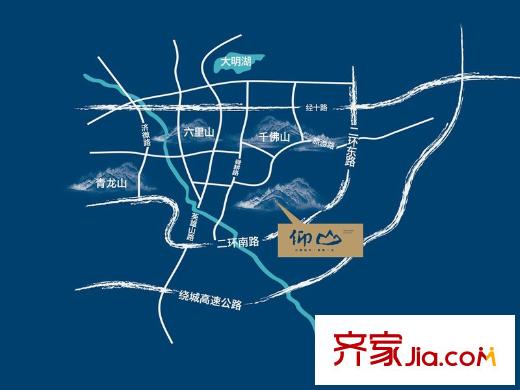 華潤城?仰山區(qū)位圖