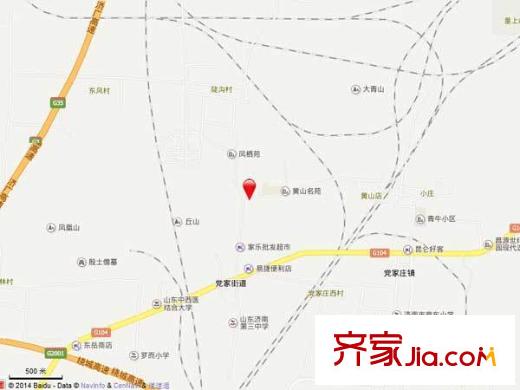 黃山名苑別墅交通圖 