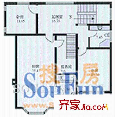加州花園戶型圖321 2室