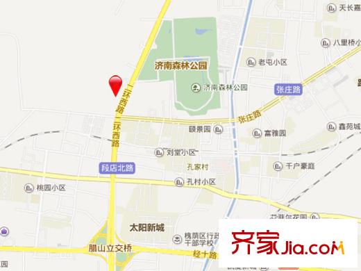 張莊路民航宿舍交通圖 