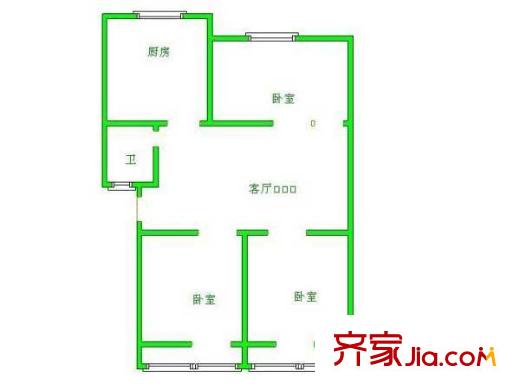 港溝鎮(zhèn)鎮(zhèn)政府機(jī)關(guān)公寓 戶(hù)型圖