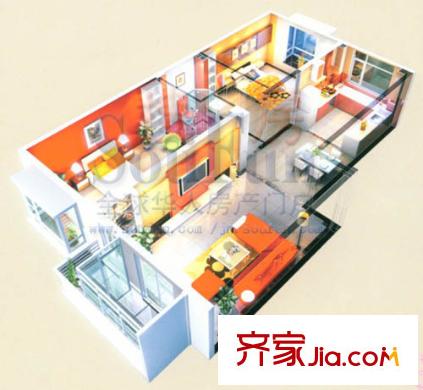 悉尼花鄉(xiāng)戶型圖戶型圖 2室2廳1衛(wèi)1廚