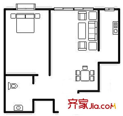 悉尼花鄉(xiāng)戶型圖戶型圖 1室1廳1衛(wèi)1廚