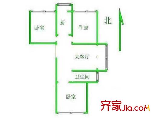 白馬山儲備局宿舍 戶型圖