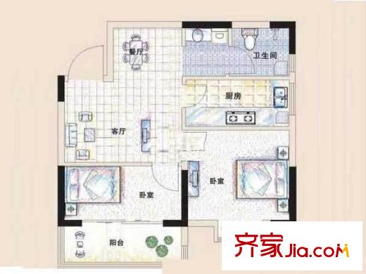 白馬山儲備局宿舍 戶型圖