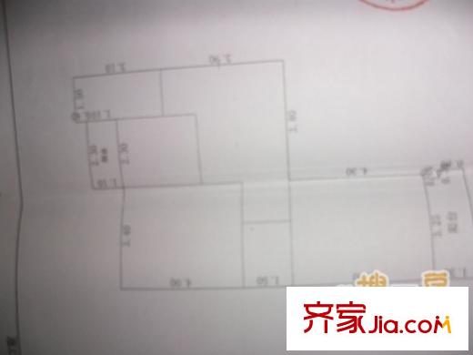 山大四宿舍 2室 戶型圖